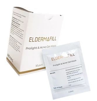 Eldermafill Prolight & Acne Gel-Mask (Маска для выравнивания тона и цвета кожи), 10 шт х 2.5 мл