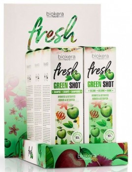 Salerm Green Shot Display (Настольная витрина для линии Biokera Natura Fresh Green Shot), 1 шт.