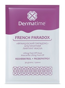 Dermatime FRENCH PARADOX ФРАНЦУЗСКИЙ ПАРАДОКС Альгинатная лифтинг-маска, 30 гр.