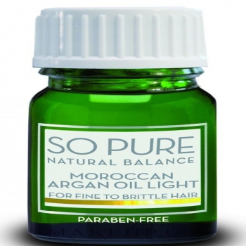 Keune so pure natural balance moroccan argan oil light (Масло арганы)