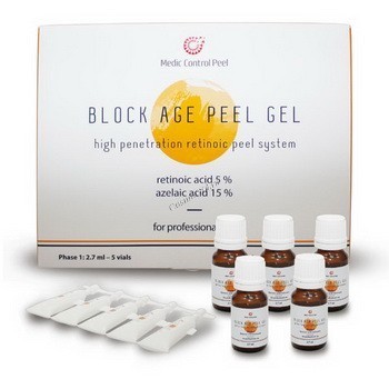 MedicControlPeel Block age peel gel (Гель для проведения химического пилинга), 2 препарата