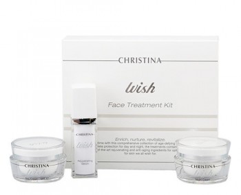 Christina / Wish Face Treatment Kit (Набор для ухода за кожей лица ), 3 препарата.
