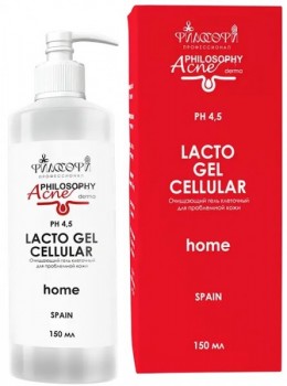 Philosophy Lacto Gel Cellular (Очищающий гель клеточный для проблемной кожи), 150 мл