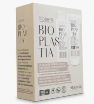 Biokera Natura Bioplastia (Набор для устранения пушащихся волос), 300 мл + 200 мл