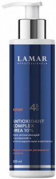 Lamar Professional Antioxidant Complex Urea 10 % (Крем увлажняющий с мочевиной и антиоксидантным комплексом), 200 мл