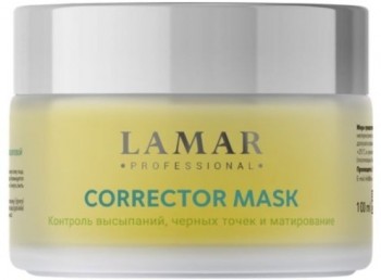 Lamar Professional Corrector Mask (Маска-корректор против несовершенств кожи с салициловой кислотой и серебром), 100 мл