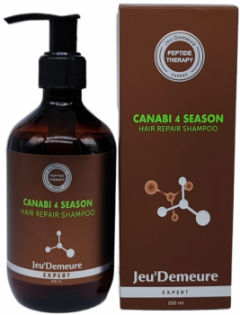 Jeu'Demeure CANABI 4 SEASON Hair Repair Shampoo (Шампунь с коноплей), 250 мл 