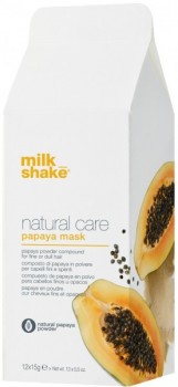 Milk Shake Natural Care Papaya Mask (Натуральная маска «Папайя»), 12 саше x 15 гр