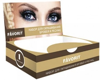 Farmavita Favorit Color Kit (Набор для окрашевания бровей и ресниц №3.1 светло-коричневый)