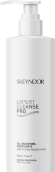 Skeyndor Expert CLeanse Pro Mattifying foam-in-gel (Гель матирующий пенящийся. Глубокого действия. Этап 2), 200 мл