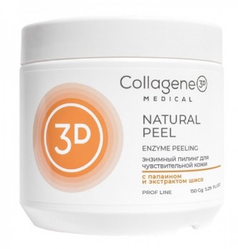 Medical Collagene 3D Natural Peel Enzyme Peeling (Пилинг с папаином и экстрактом шисо), 150 мл