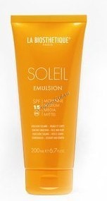 La Biosthetique Soleil Emulsion SPF 15 (Водостойкое солнцезащитное молочко с высокоэффективной системой фильтров), 200 мл