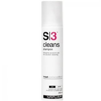 Napura S3 Cleans Shampoo (Трихологический шампунь для жирной кожи головы)