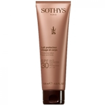 Sothys Protective Lotion Face And Body SPF30 High Protection UVA/UVB (Эмульсия с SPF-30 для лица и тела)