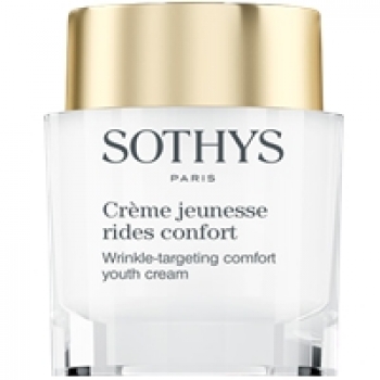 Sothys Wrinkle-Targeting Comfort Youth Cream (Насыщенный крем для коррекции морщин с глубоким регенерирующим действием, с защитой коллагена от гликации), 50 мл
