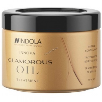 Indola Glamorous Oil Treatment Hair Mask (Восстанавливающая смываемая маска Чарующее сияние)