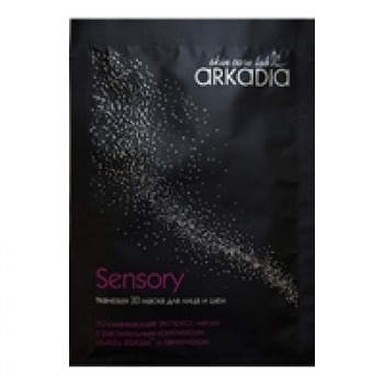 Arkadia (Tканевая 3D маска для лица и шеи Sensory), 1 шт