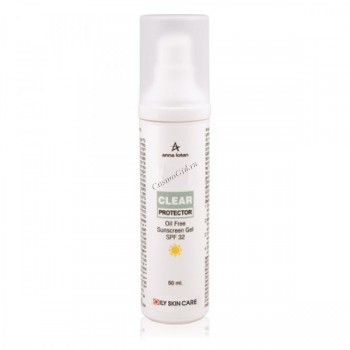 Anna Lotan A-clear oil free sunscreen gel (Солнцезащитный гель Ойл Фри спф25), 50 мл.