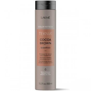 Lakme Teknia Color Refresh Cocoa Brown Shampoo (Шампунь для обновления цвета коричневых оттенков волос), 300 мл