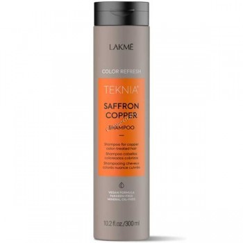 Lakme Teknia Color Refresh Saffron Copper Shampoo (Шампунь для обновления цвета медных оттенков волос), 300 мл