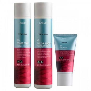 Lakme Teknia Color Stay Sulfate-free Travel Pack (Набор средств для сохранения цвета волос), 3 средства