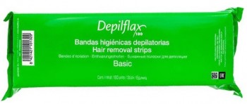 Depilflax 100 (Полоски для депиляции Basic), 100шт 