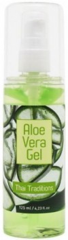 Thai Traditions Pure Aloe Vera Skin Relief Gel for Face and Body (Гель Алоэ Вера увлажняющий для лица и тела), 125 мл