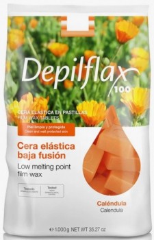 Depilflax 100 Film Wax Calendula (Воск пленочный в брикетах календула)