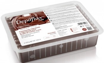 Depilflax100 Парафин в брикете Шоколадный, 500 гр