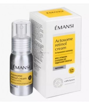 Emansi Actosome Retinol Cream for Homeostasis Maintaining (Крем с ретинолом в актосомах для поддержания гомеостаза), 30 мл