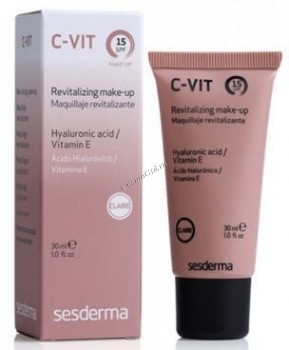 Sesderma C-Vit Revitalizing Makeup spf 15 (Ревитализирующий тональный крем, темный тон), 30 мл.