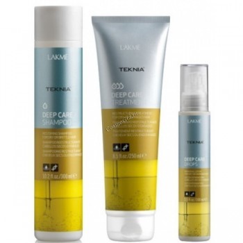 Lakme Teknia Deep Care Travel Pack (Набор восстанавливающий), 3 средства