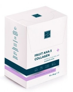 Beauty Stylе Fruit AHA 5 + Collagen (Альгинатная лифтинг-маска), 30 гр*10 шт 