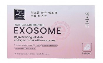 Beauty Style Rejuvenating Jellyfish Collagen (Тканевая омолаживающая маска с экзосомами), 40мл * 5 шт