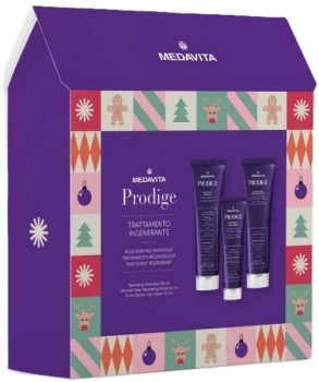 Medavita Prodige Regenerating Treatment Kit (Подарочный набор "Восстановление сильно повреждённых волос"), 150мл+150мл+50мл