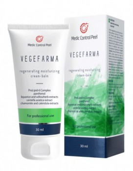 Medic Control Peel Vegefarma cream-balm (восстанавливающий увлажняющий крем-бальзам), 30 мл