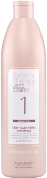 Alfaparf Deep Cleansing Shampoo (Кератиновый шампунь для глубокого очищения волос), 500 мл
