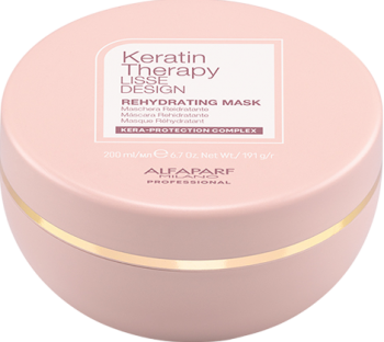 Alfaparf Rehydrating Mask (Кератиновая увлажняющая маска для волос), 200 мл