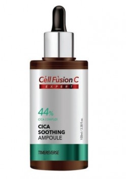 Cell Fusion Cica Soothing ampoule (Сыворотка высококонцентрированная для обезвоженной чувствительной кожи), 100 мл