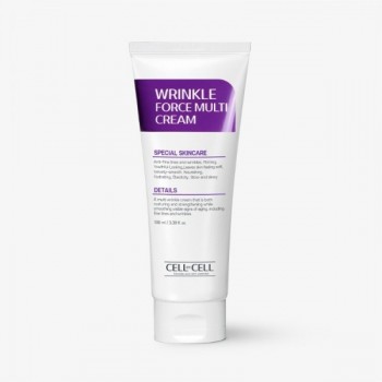 CELLbyCELL Wrinkle Force Multi Cream (Омолаживающий мульти-крем для кожи лица и вокруг глаз c морским планктоном), 100 мл