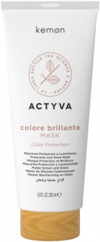 Kemon Colore Brillante Mask (Крем-маска для защиты цвета и блеска окрашенных волос)