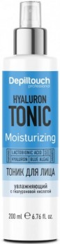 Depiltouch Professional Moisturizing Hyaluronic Tonic (Тоник для лица увлажняющий с гиалуроновой кислотой), 200 мл