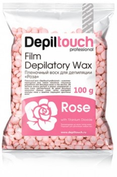 Depiltouch Professional Rose Depilatory Wax (Натуральный пленочный воск с ароматом розы)