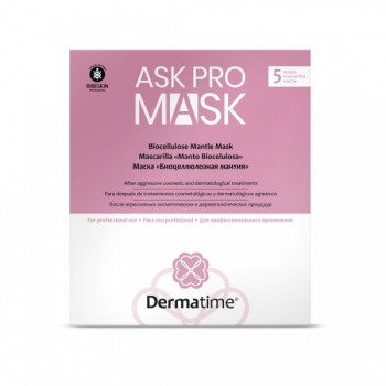 Dermatime Ask Pro Mask (Маска Биоцеллюлозная мантия), 5 шт в короб.
