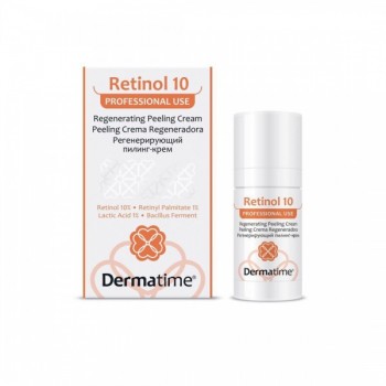 Dermatime RETINOL 10 Регенерирующий пилинг-крем, 6 саше по 3 мл