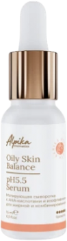 Альпика Serum Oily Skin Balance (Матирующая сыворотка с AHA-кислотами и изофлавонами для жирной и комбинированной кожи, 15мл