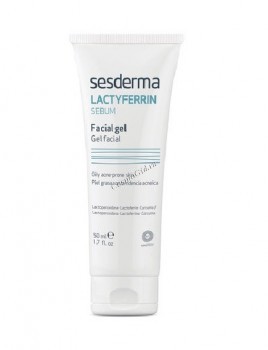 Sesderma Lactyferrin Sebum facial gel (Гель для лица увлажняющий), 50 мл