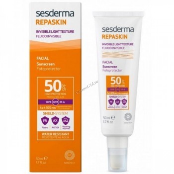 Sesderma Repaskin Dry Touch Facial sunscreen SPF 50 (Средство солнцезащитное с матовым эффектом для лица СЗФ 50), 50 мл