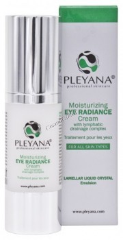 Pleyana Moisturizing Eye Radiance Cream with Lymphatic Drainage Complex (Крем-сияние для контура глаз увлажняющий с Лимфодренажным комплексом), 30 мл