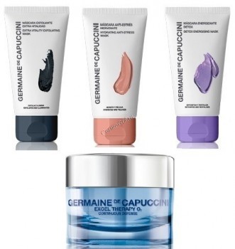 Germaine de Capuccini Excel Therapy O2 Vict Spring Youth Cream 50ml+Cust 15 (Набор Крем 50 мл+маски Options по 15 мл)